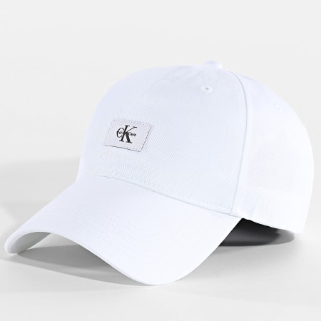 Calvin Klein - Casquette Monologo Woven Patch 5077 Blanc