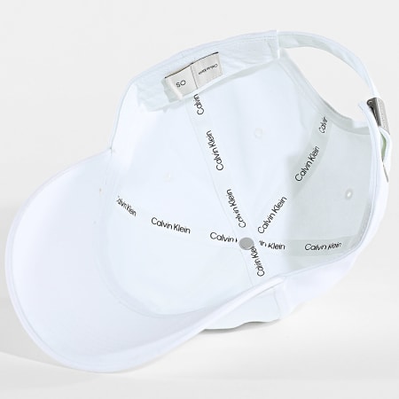 Calvin Klein - Casquette Monologo Woven Patch 5077 Blanc