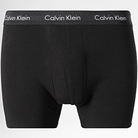 Calvin Klein - Lot De 3 Boxers NB1770A Noir Vert Bleu Roi