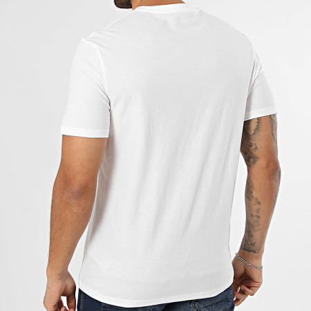 Calvin Klein - Tee Shirt 30s Distress Monogram Graphic RF853 Blanc