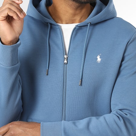 Polo Ralph Lauren - Sweat Zippé Capuche Original Player Bleu