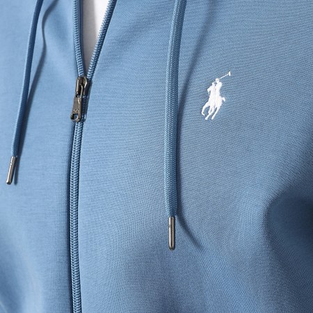 Polo Ralph Lauren - Sweat Zippé Capuche Original Player Bleu