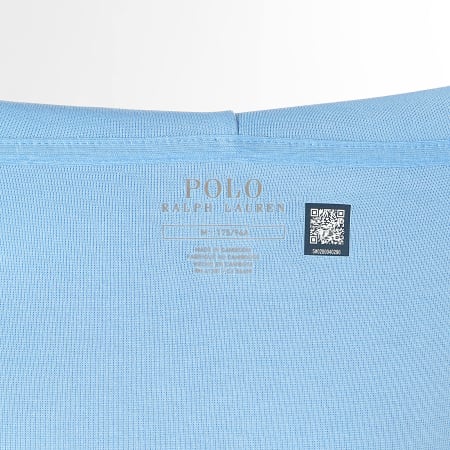 Polo Ralph Lauren - Sweat Zippé Capuche Original Player Bleu Clair