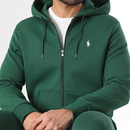 Polo Ralph Lauren - Sweat Zippé Capuche Original Player Vert