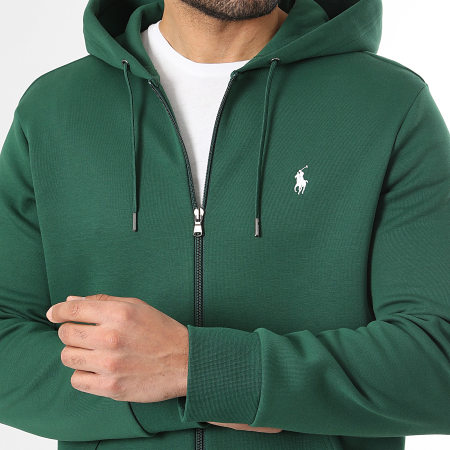 Polo Ralph Lauren - Sweat Zippé Capuche Original Player Vert
