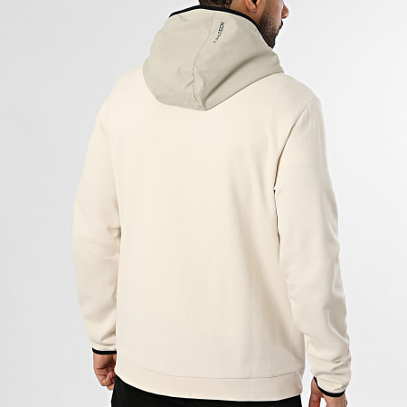 Puma - Veste Capuche Zippée Pumatech 692185 Beige Vert Kaki Clair