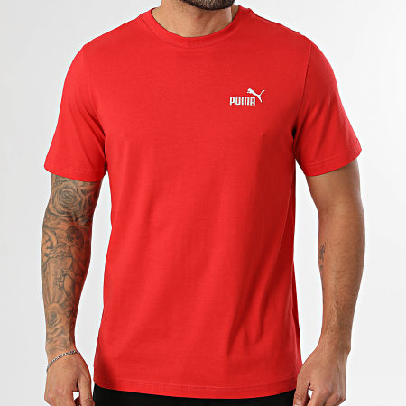 Puma - Tee Shirt Essential Small Logo 682534 Rouge