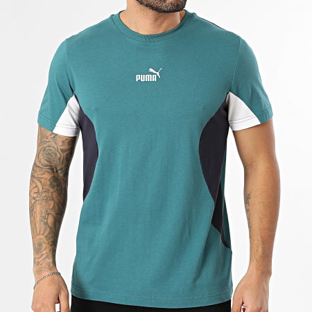 Puma - Camiseta Essential Block 691698 Azul Petróleo