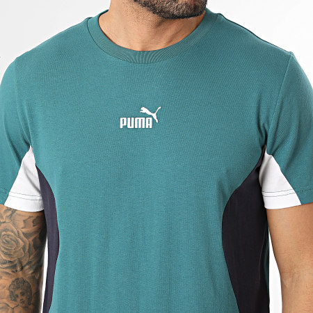 Puma - Camiseta Essential Block 691698 Azul Petróleo