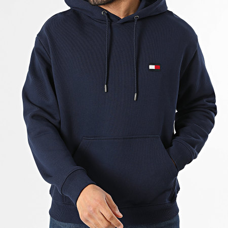 Tommy Hilfiger - Sweat Capuche Flag 2481 Bleu Marine