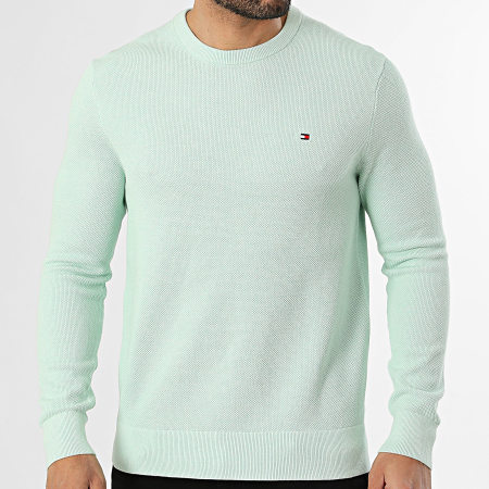 Tommy Hilfiger - Pull Essential Structure 6347 Vert Clair