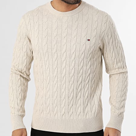 Tommy Hilfiger - Pull Classic Cable 3132 Beige