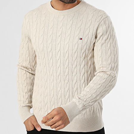 Tommy Hilfiger - Pull Classic Cable 3132 Beige