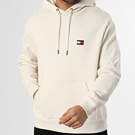 Tommy Hilfiger - Sweat Capuche Flag 2481 Beige
