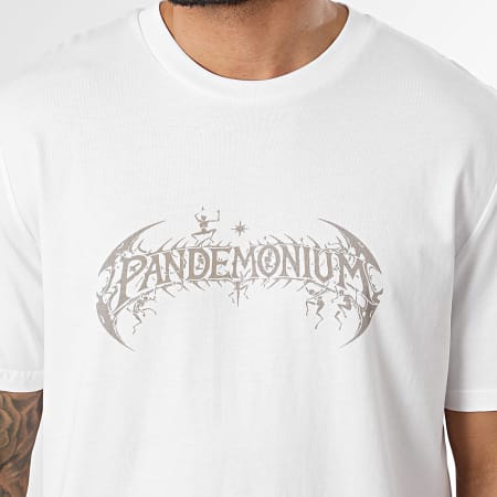 Vald - Tee Shirt Oversize Pandemonium Blanc Beige