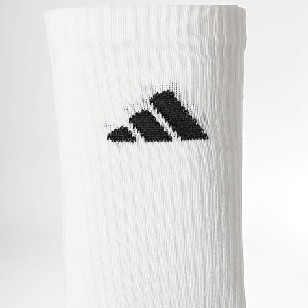 Adidas Sportswear - Lot De 10 Paires Chaussettes Essential Crew KE5499 Blanc Noir