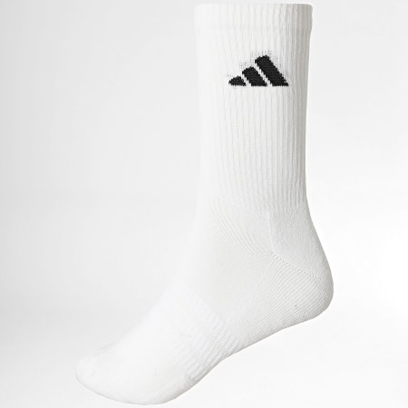 Adidas Sportswear - Lot De 10 Paires Chaussettes Essential Crew KE5499 Blanc Noir