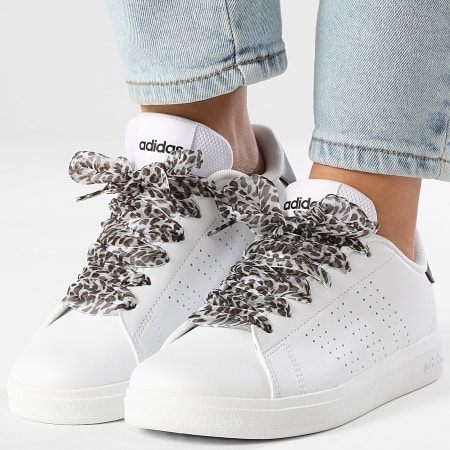 Adidas Sportswear - Baskets Femme Advantage Base 2.0 J IH8123 Cloud White Core Black x SUPERLACED