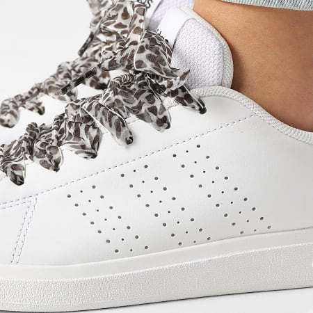 Adidas Sportswear - Baskets Femme Advantage Base 2.0 J IH8123 Cloud White Core Black x SUPERLACED