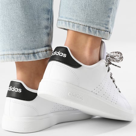 Adidas Sportswear - Baskets Femme Advantage Base 2.0 J IH8123 Cloud White Core Black x SUPERLACED