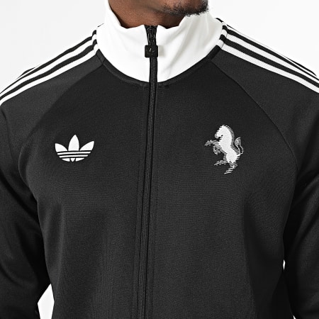 Adidas Originals - Veste Zippée A Bandes Juventus FC KD4452 Noir Blanc