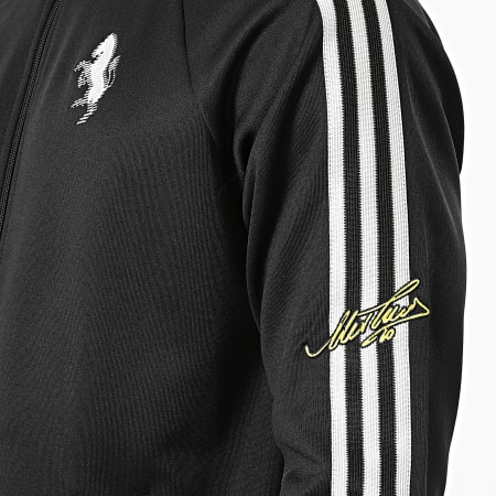 Adidas Originals - Veste Zippée A Bandes Juventus FC KD4452 Noir Blanc