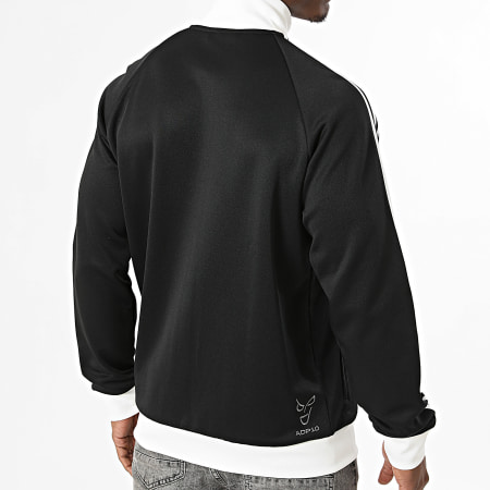 Adidas Originals - Veste Zippée A Bandes Juventus FC KD4452 Noir Blanc