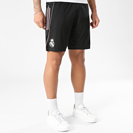 Adidas Sportswear - Short Jogging A Bandes Real Madrid JZ9013 Noir