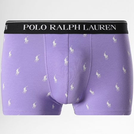 Polo Ralph Lauren - Lot De 3 Boxers Noir Beige Violet