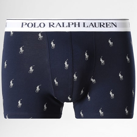 Polo Ralph Lauren - Lot De 3 Boxers Violet Rouge Bleu Marine
