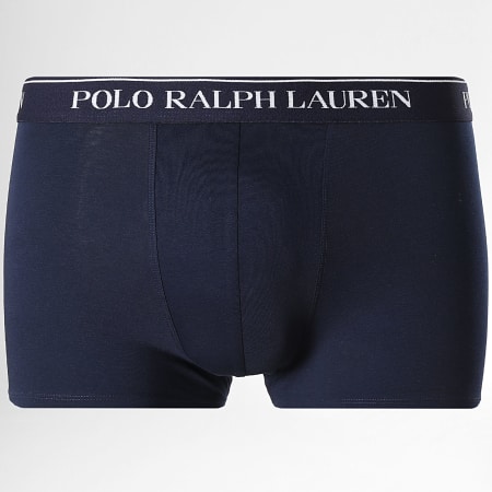 Polo Ralph Lauren - Lot De 5 Boxers Bleu Marine Bleu Roi Bleu Clair Jaune Orange