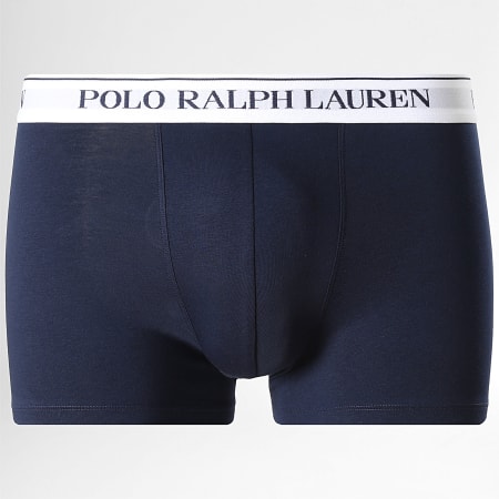 Polo Ralph Lauren - Lot De 5 Boxers Violet Bleu Marine Bleu Roi Vert Rose