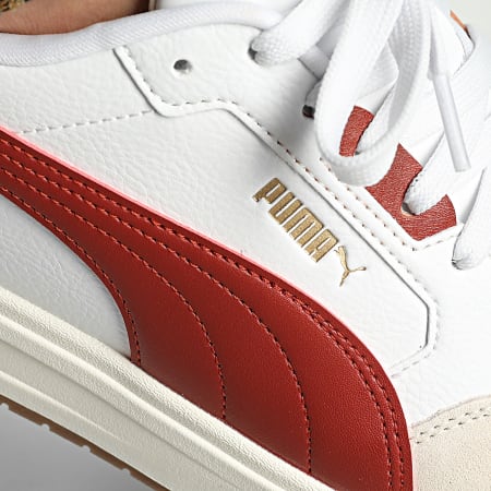 Puma - Zapatillas Shuffle Downtown OG 403840 Puma White Bordeaux Red Gold