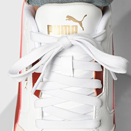 Puma - Zapatillas Shuffle Downtown OG 403840 Puma White Bordeaux Red Gold