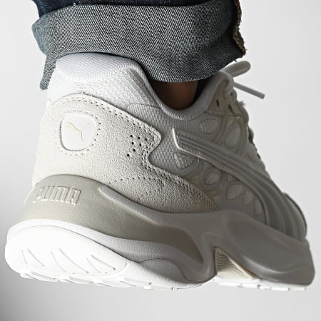 Puma - Zapatillas Insphere 404715 Blanco Plata Niebla Vapor Gris