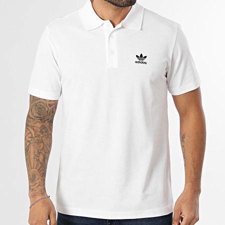 Adidas Originals - Polo Manches Courtes Essential JW6084 Blanc