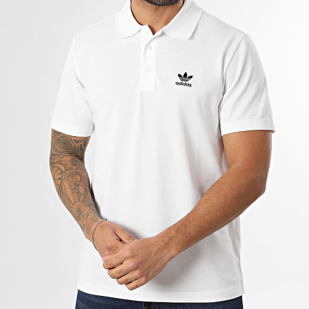 Adidas Originals - Polo Manches Courtes Essential JW6084 Blanc