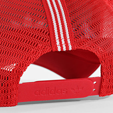 Adidas Originals - Casquette Trucker Curved KC8061 Rouge Blanc