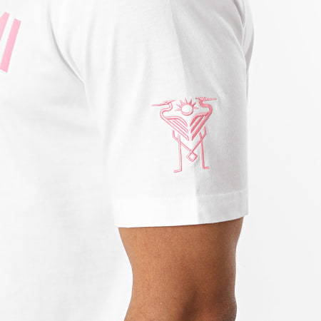 Adidas Sportswear - Tee Shirt Inter Miami FC JY7904 Blanc Rose