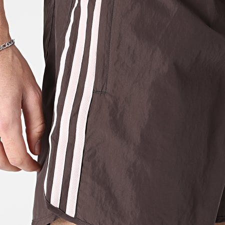 Adidas Originals - Short Jogging A Bandes Sprinter KE1662 Marron Rose Clair