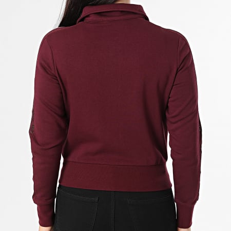 Adidas Originals - Veste Zippée Femme A Bandes Firebird KC6451 Bordeaux