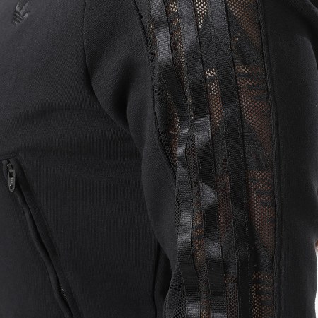 Adidas Originals - Veste Zippée Femme A Bandes Firebird KC8149 Noir