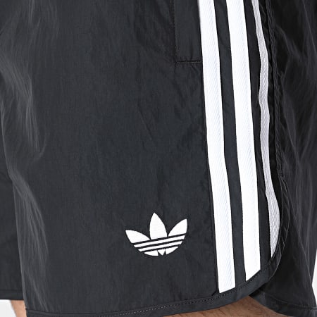 Adidas Originals - Short Jogging A Bandes Sprinter KE3571 Noir Blanc