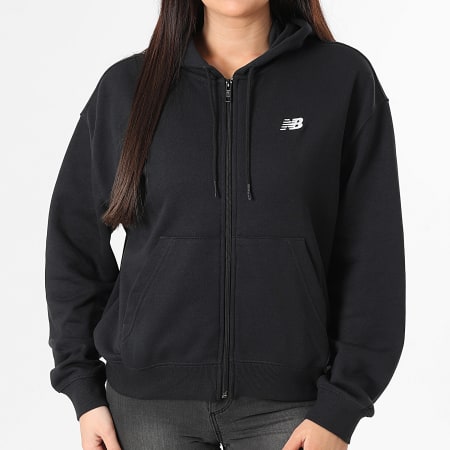 New Balance - Sudadera con Capucha Oversize Mujer WJ41501 Negro