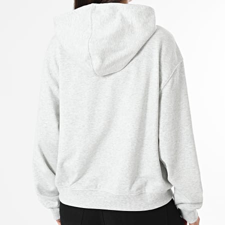 New Balance - Camisola com Capuz Oversize Mulher WT41507 Cinzento Claro Mesclado