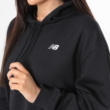 New Balance - Camisola com Capuz Oversize Mulher WT41507 Preto