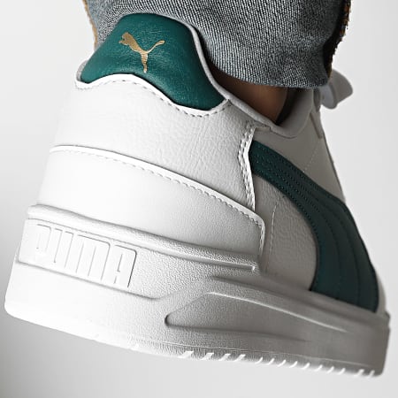 Puma - Zapatillas Shuffle Downtown 402596 Puma Blanco Esmeralda Hielo