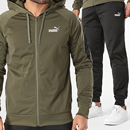 Puma - Trainingspak Poly 691768 Kaki Groen Zwart