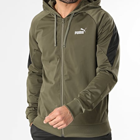 Puma - Trainingspak Poly 691768 Kaki Groen Zwart