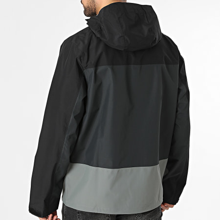 Under Armour - Coupe-Vent Capuche Zippé Cloudstrike Colorblock 6009584 Noir Gris Anthracite Gris